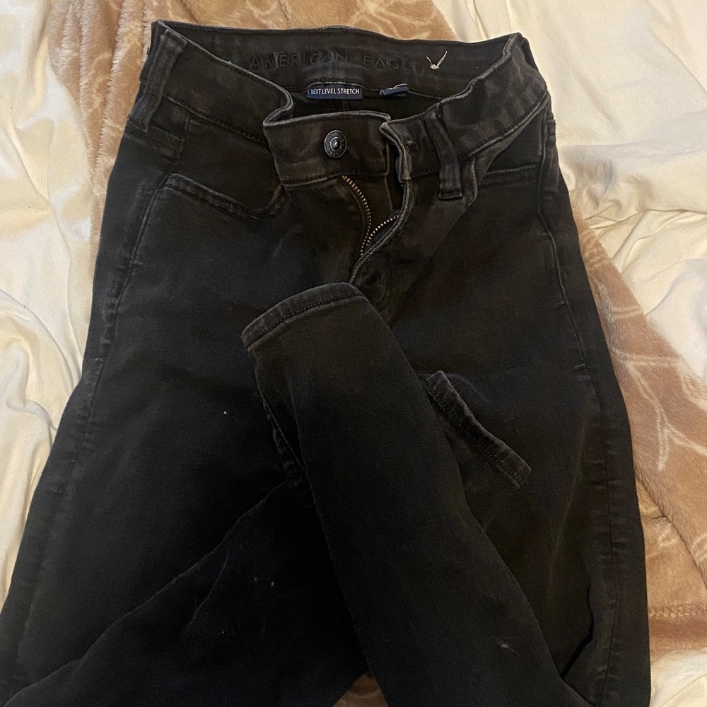 American Eagle Outfitters Black High Rise Jeans